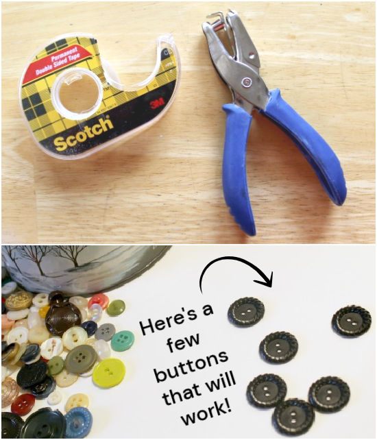 supplies for making snowman jars