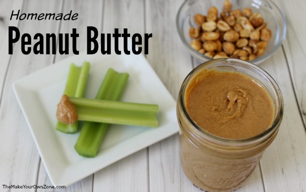 Homemade peanut butter is simple to make - you just need peanuts and a food processor! Includes step-by-step photos to show the stages the peanuts go through on their way to becoming peanut butter.
