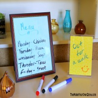 Quick DIY  Dry Erase Boards