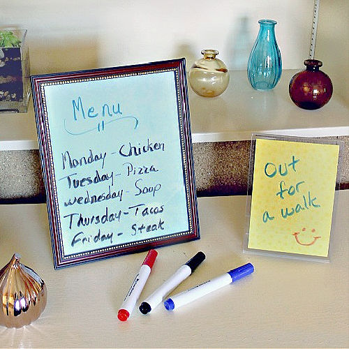 Quick DIY  Dry Erase Boards