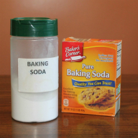 How to make a baking soda sink scrub