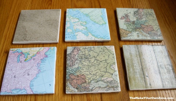 How to make tile coasters