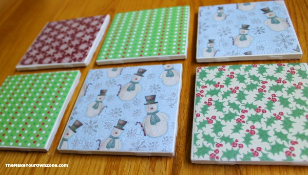 Tile coasters  Carol's Online Craft