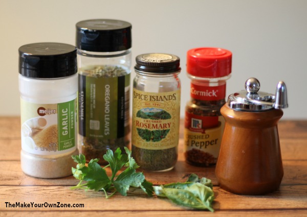 Make your own bread dipping oil and spice mixture - this is what I make when I get a craving for my favorite restaurant version - Carrabba's!