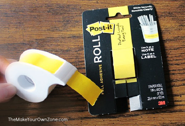 using labeling tape for homemade baking mixes