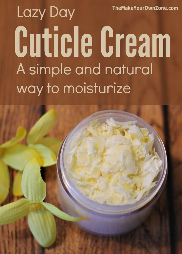 Lazy day homemade cuticle cream - This simple one ingredient solution will leave your cuticles looking refreshed and moisturized