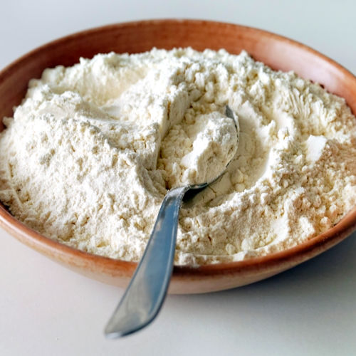 a bowl of flour