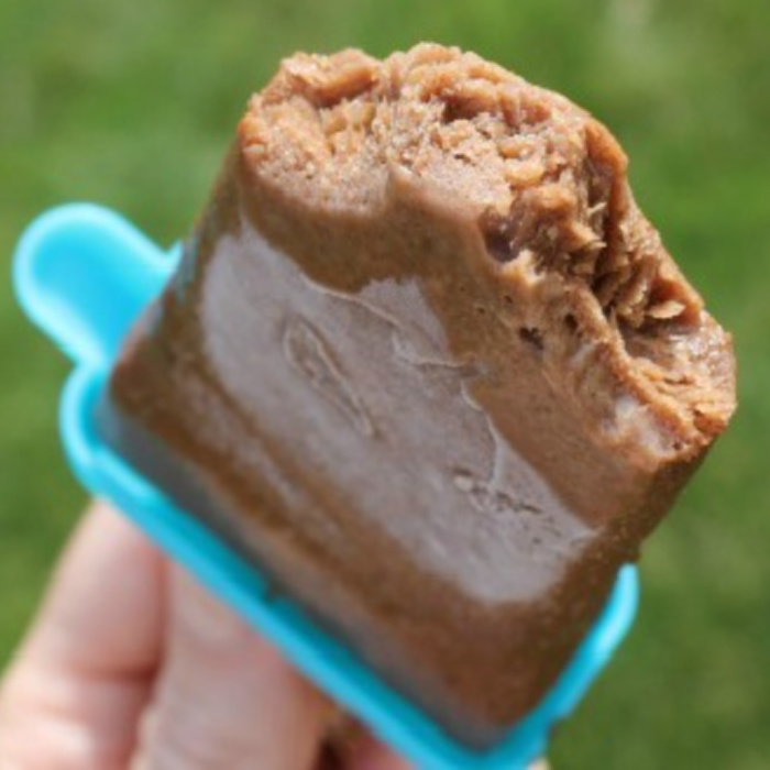 homemade fudge pop