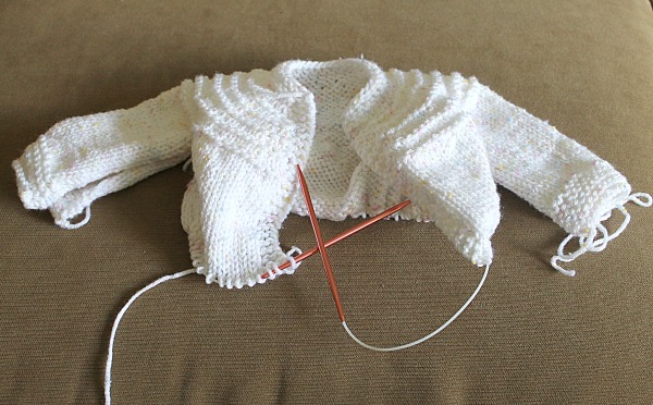 5 Hour Knit Baby Sweater Pattern
