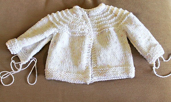 knitting a 5 hour baby sweater pattern