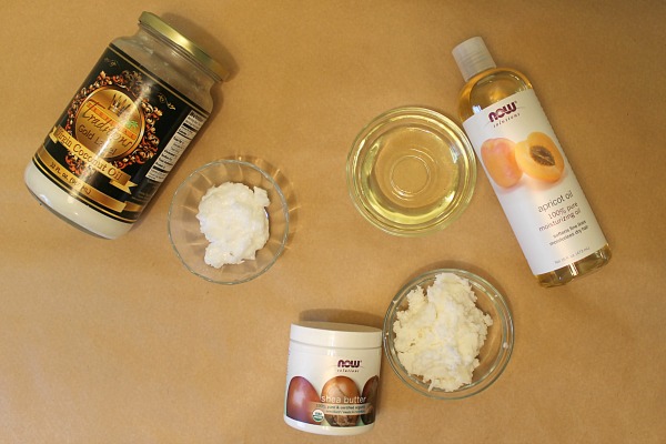 How to make body butter using shea butter, coconut oil, and apricot oil
