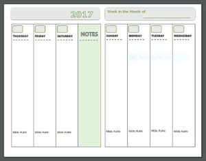 free printable planner pages the make your own zone weekly planner page