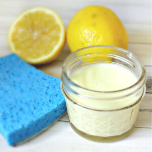 homemade lemon soft scrub