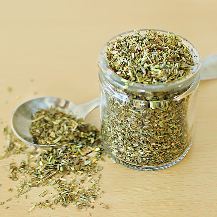 a jar of italian seasoning