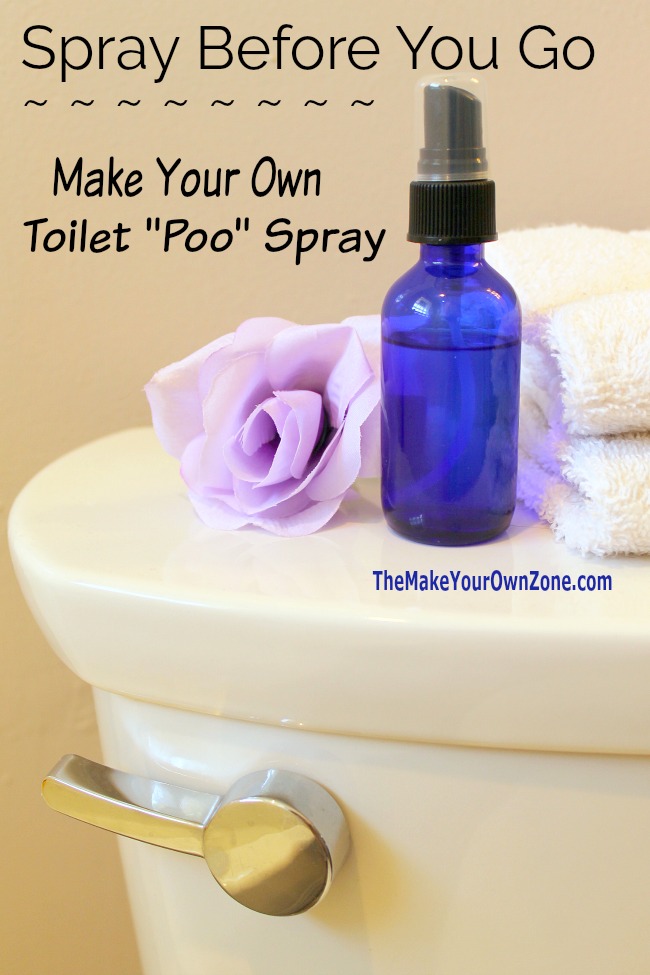 DIY Poo Spray - Make your own homemade version of this "Spray Before You Go" toilet spray