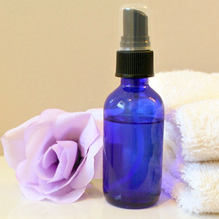 a small spray bottle of homemade poo spray