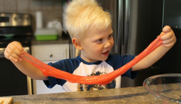 Make your own glitter slime - a fun homemade project using Elmers Glitter Glue