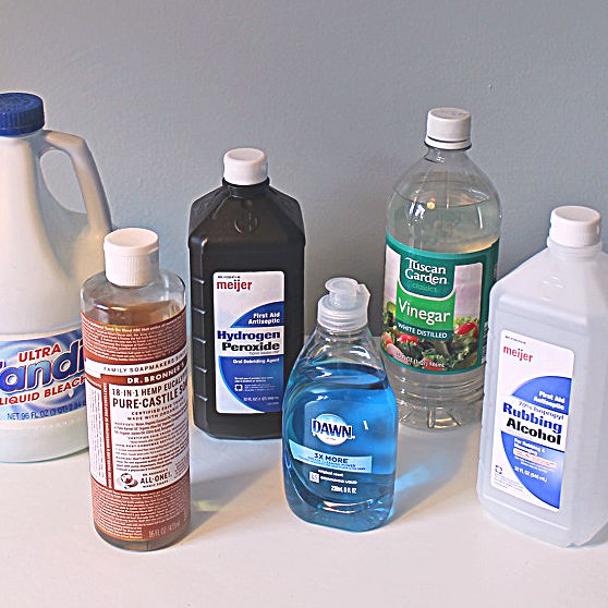 ingredients used in homemade cleaners