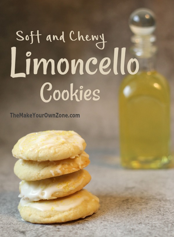 Recipe for limoncello cookies - soft and chewy limoncello cookies with limoncello glaze