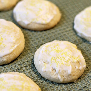 homemade limoncello cookies