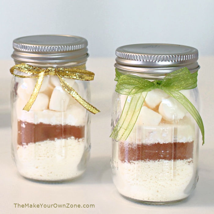 single serving jars of hot cocoa