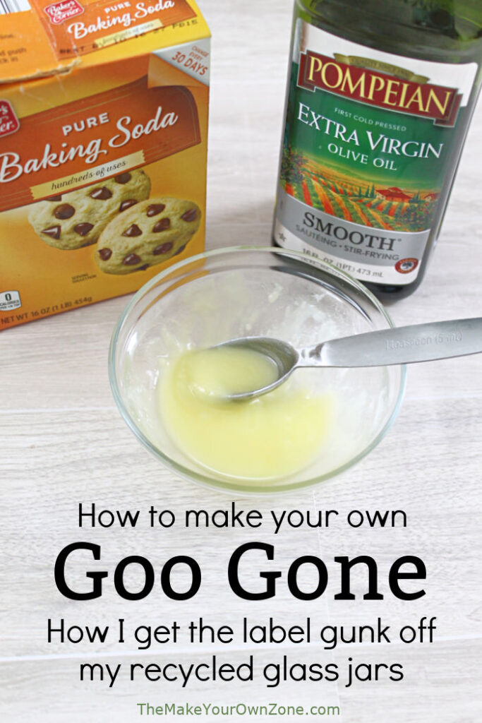 making homemade goo gone
