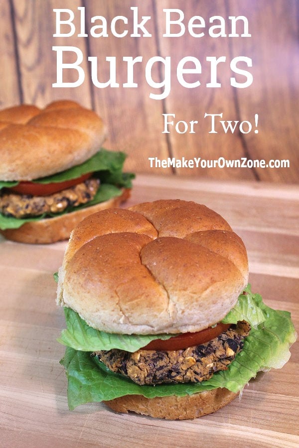 homemade bean burgers