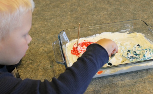 How to dye Easter eggs using food coloring and cool whip