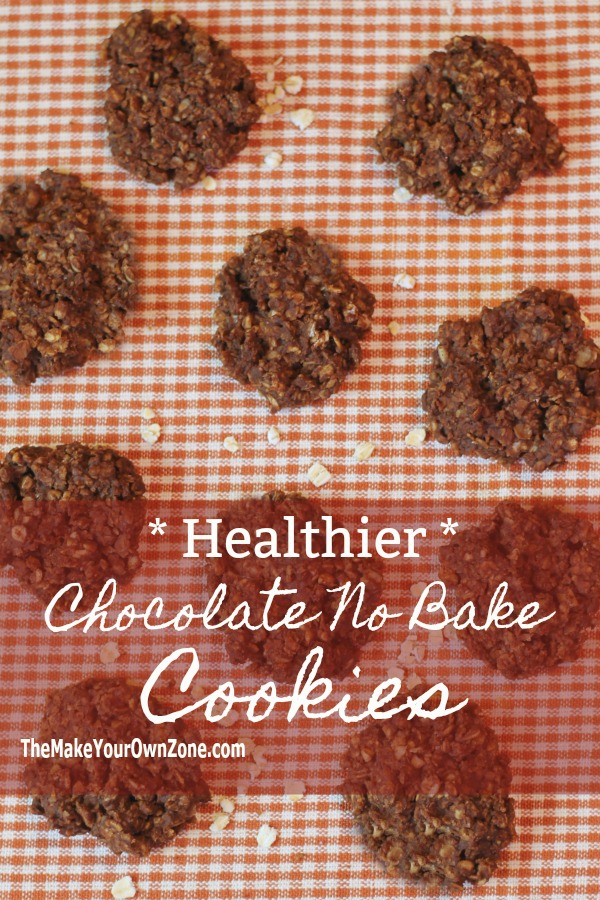 How to make a healthier version of the traditional chocolate no bake cookie recipe