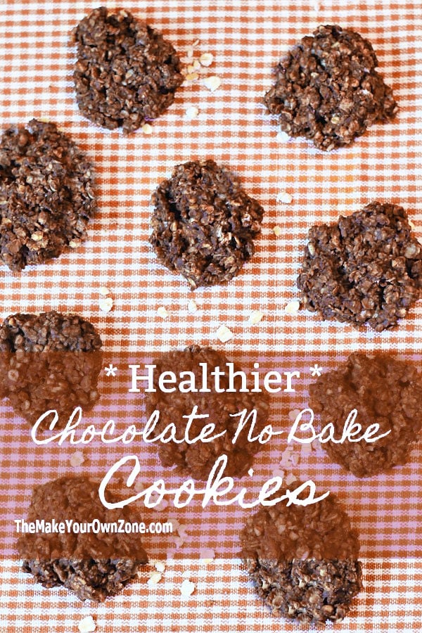 healthier chocolate no bake cookies