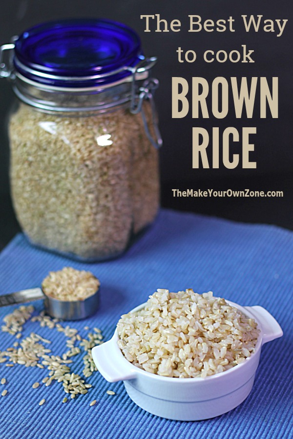 How to cook brown rice - the trick to finally having perfect brown rice!