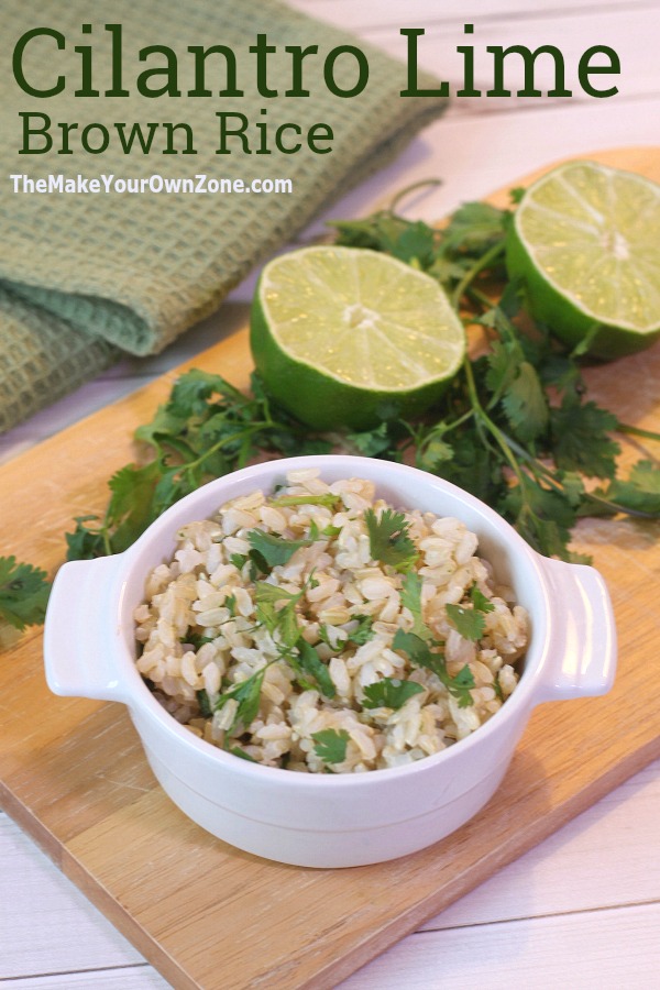 Make brown rice tasty with this easy Cilantro Lime Rice recipe