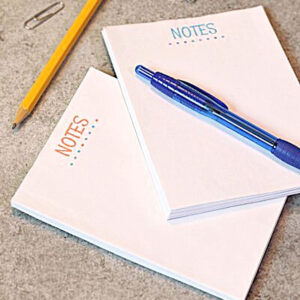 homemade notepads