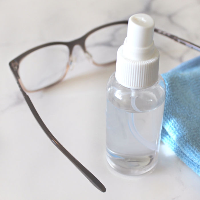 homemade eyeglass cleaner