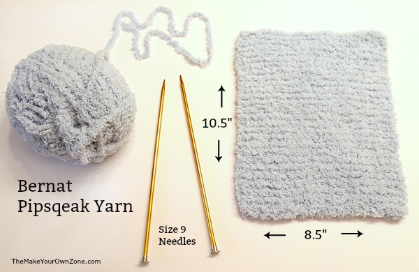 How to knit a homemade reusable swiffer cover