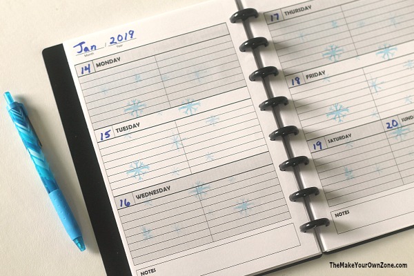 Free printable planner page - plus how to print images on your pages