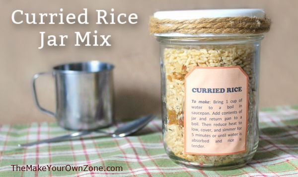 A jar mix for curried rice