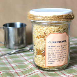 A jar mix for curried rice