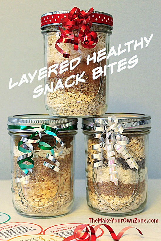 Apothecary jars filled with healthy kid snacks!