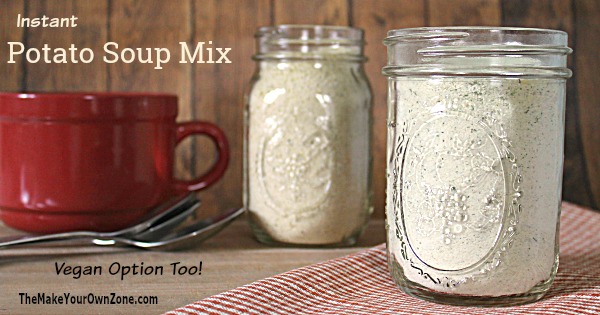 Jar mix recipe for homemade instant potato soup mix