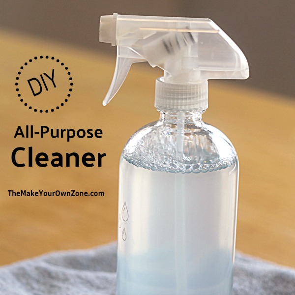 Easy Homemade All Purpose Cleaner The Make Your Own Zone - Diy All Purpose Cleaner With Vinegar