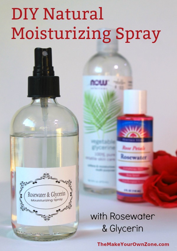 DIY Rosewater Glycerin Moisturizing Spray