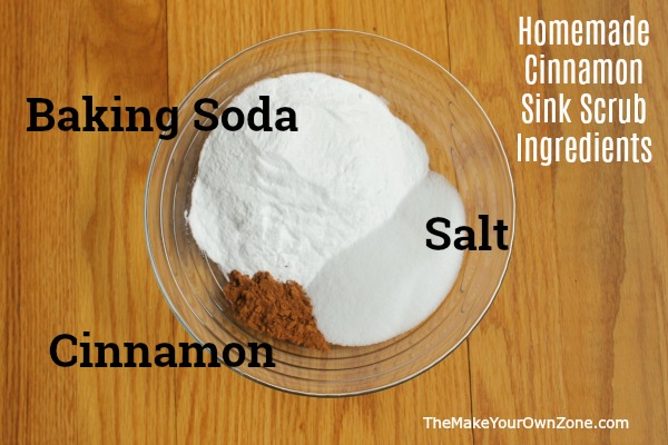 How to make an all natural cinnamon sink scrub cleaner