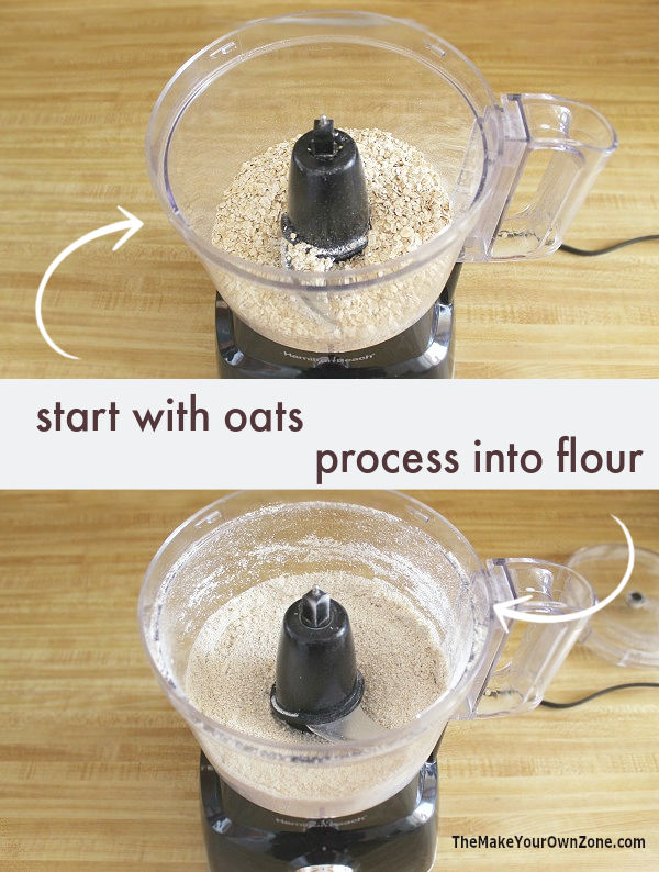 homemade oat flour