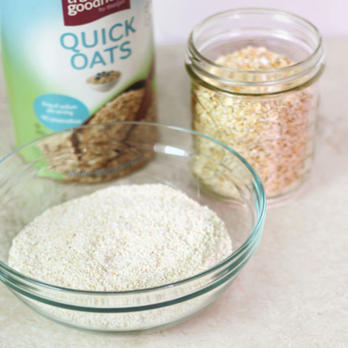 homemade oat flour
