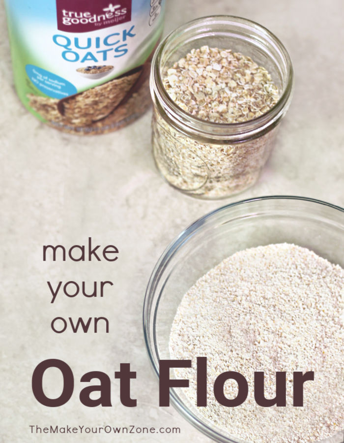 homemade oat flour