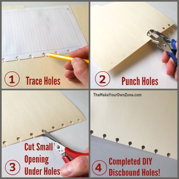 Hacks for using a 6 Ring Hole Punch 