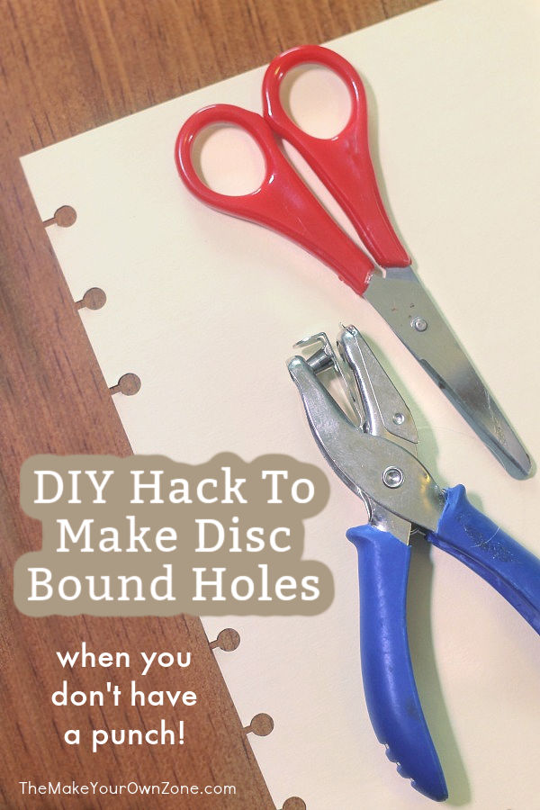 paper with disc bound holes