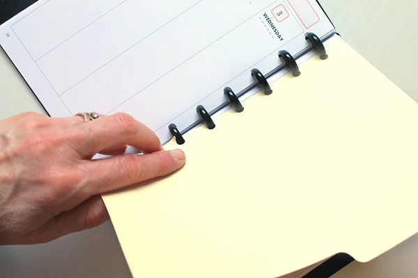 making holes for a discbound notebook