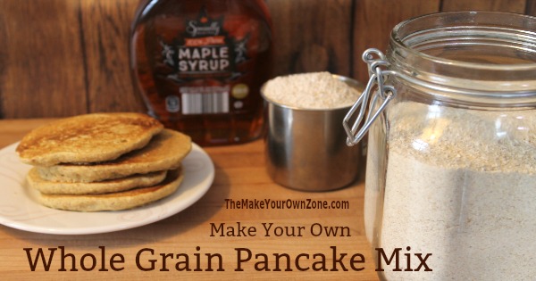 Homemade Whole Grain Pancake Mix